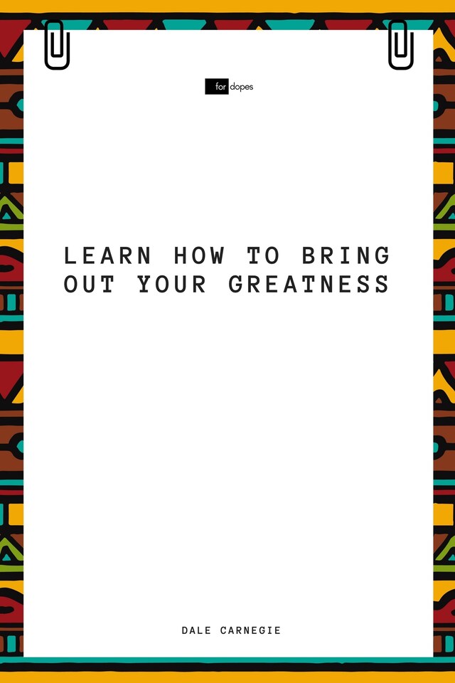 Book cover for Learn How to Bring Out Your Greatness