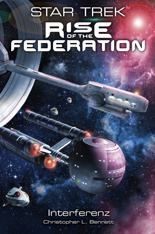 Book cover for Star Trek - Rise of the Federation 5: Interferenz