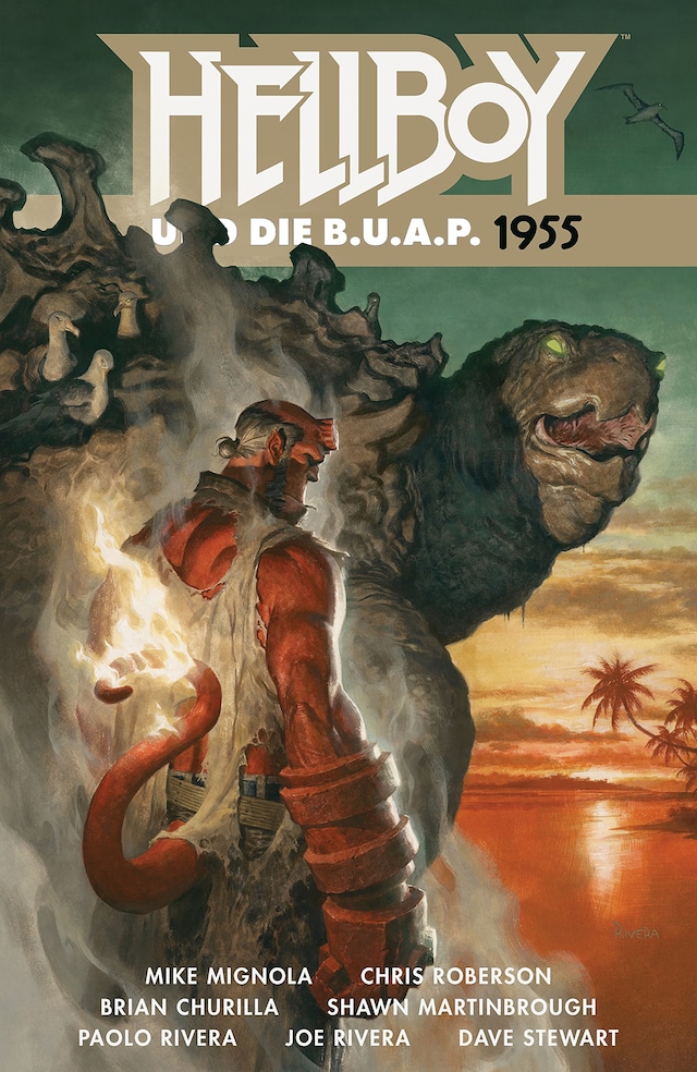 Boekomslag van Hellboy und die B.U.A.P. 1955
