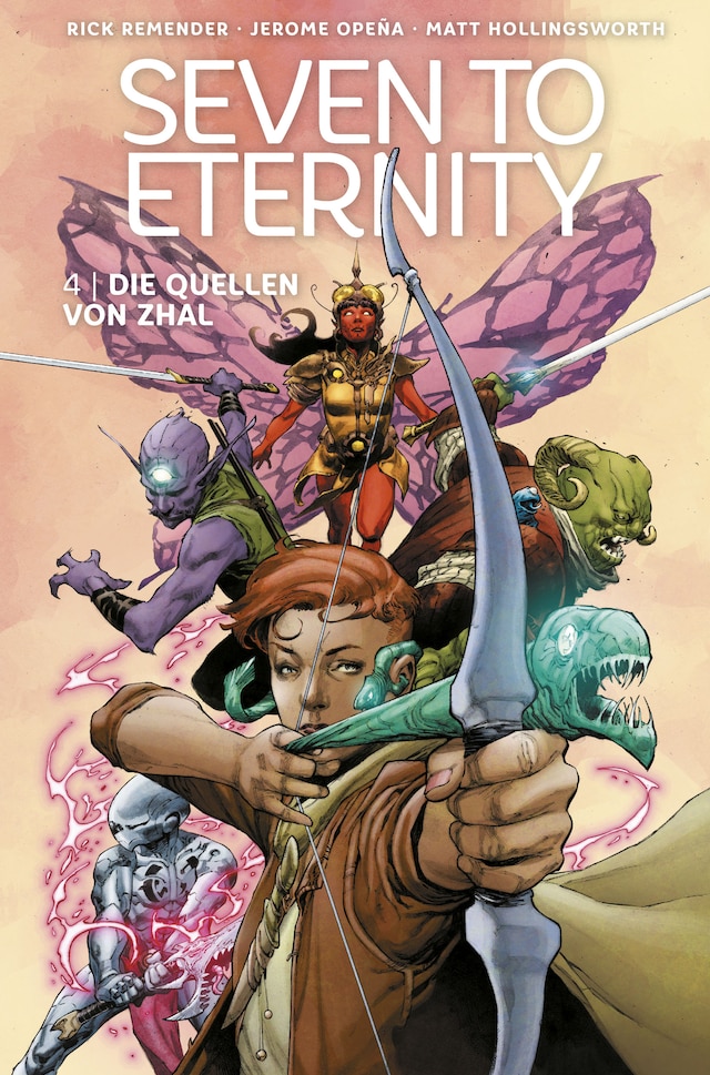 Kirjankansi teokselle Seven to Eternity 4: Die Quellen von Zhal