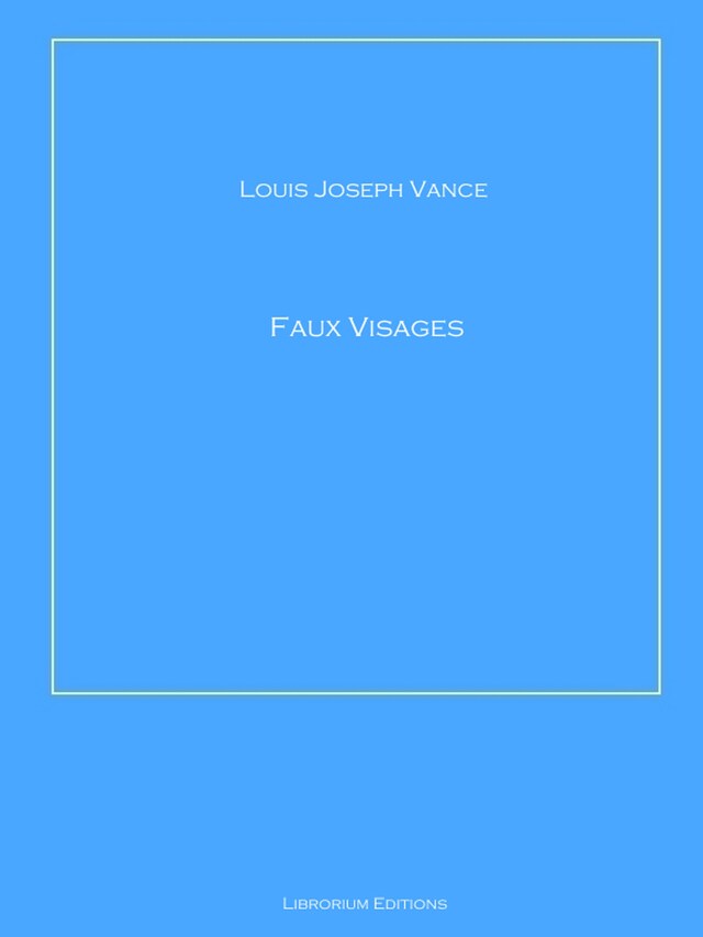 Book cover for Faux Visages