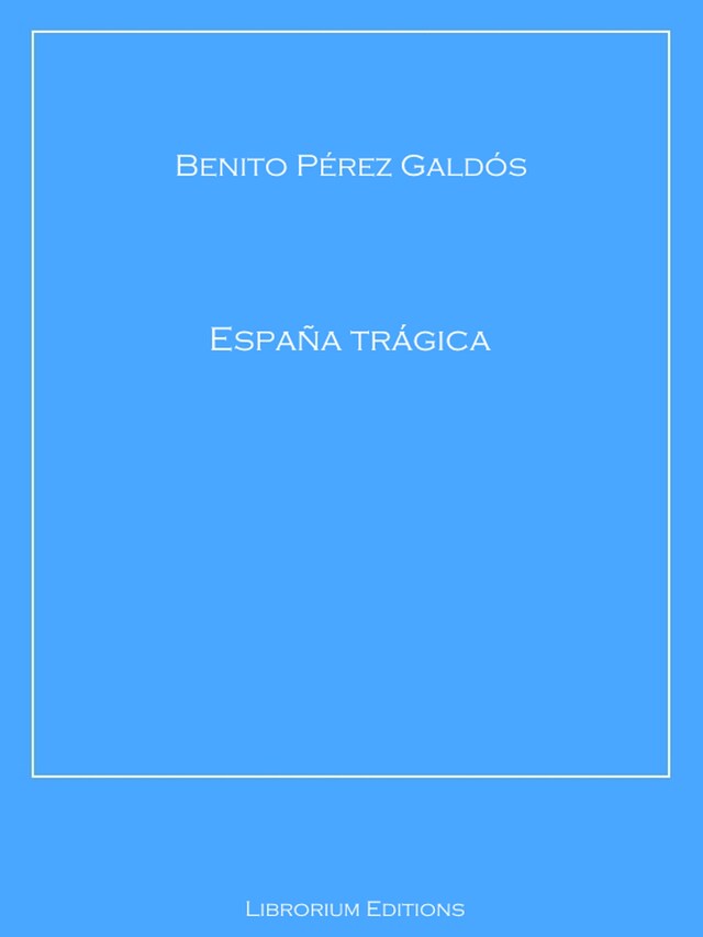 Okładka książki dla España trágica