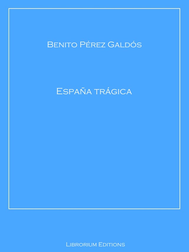 Copertina del libro per España trágica