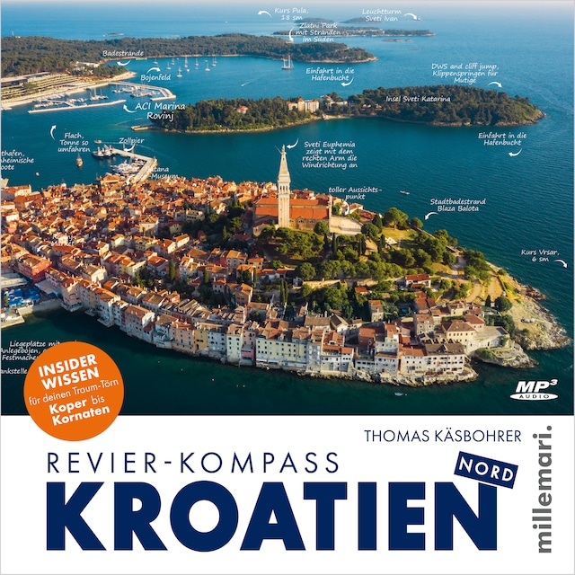 Buchcover für Revier-Kompass Kroatien Nord