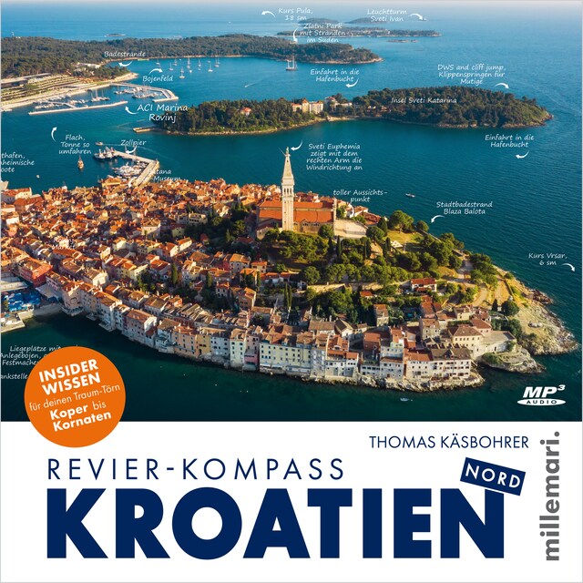 Buchcover für Revier-Kompass Kroatien Nord