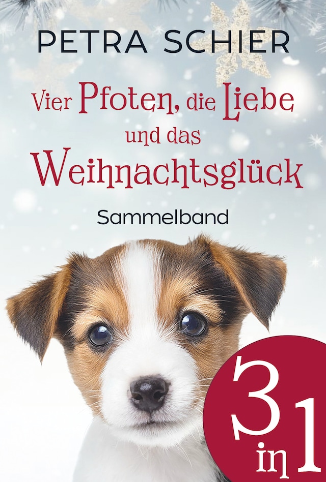 Book cover for Vier Pfoten, die Liebe und das Weihnachtsglück