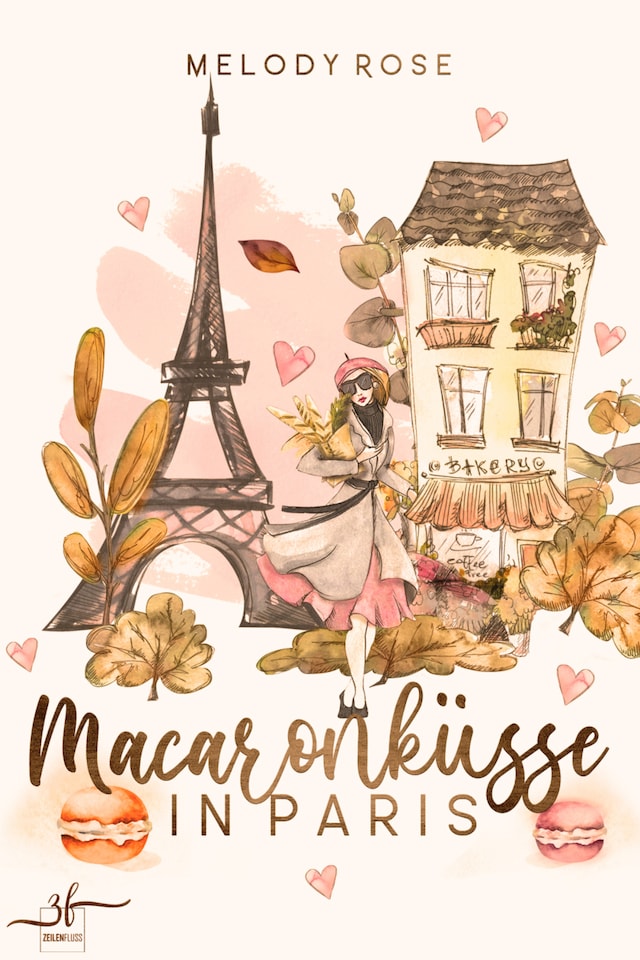 Buchcover für Macaronküsse in Paris