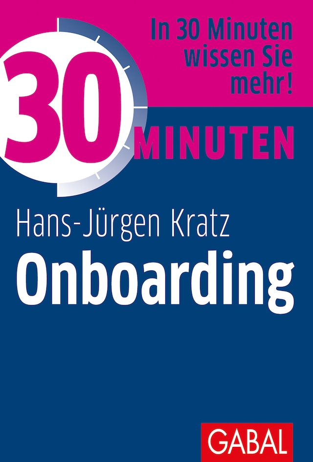 Book cover for 30 Minuten Onboarding