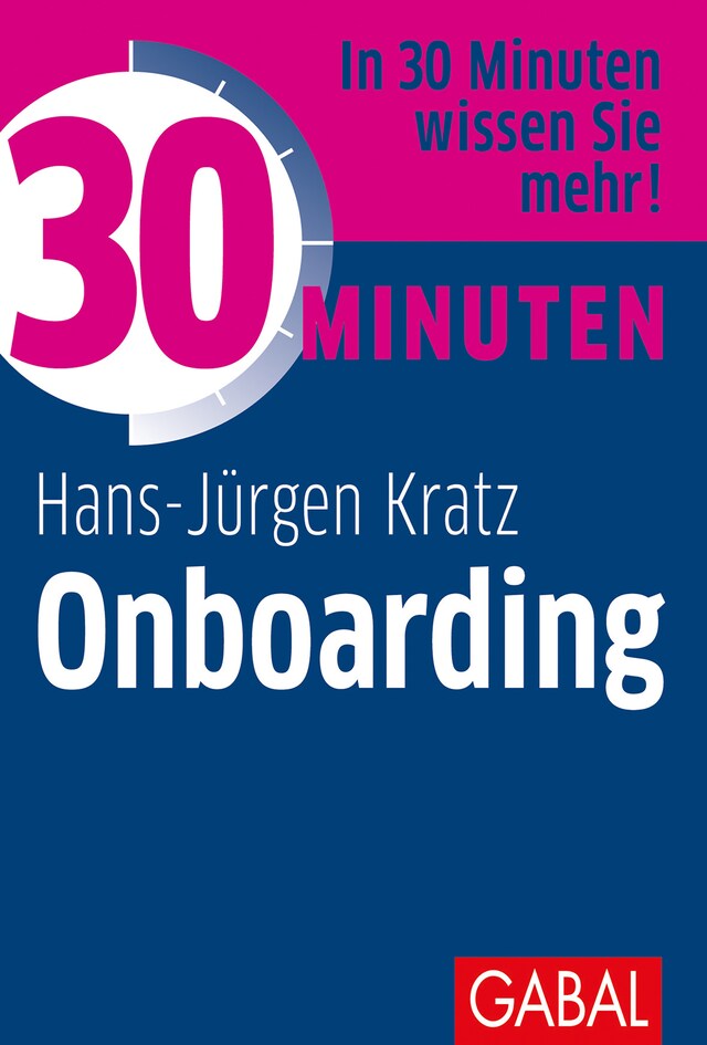 Boekomslag van 30 Minuten Onboarding