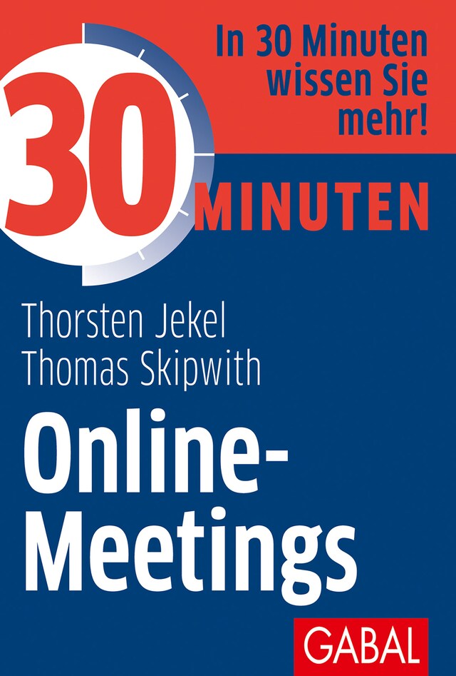 Book cover for 30 Minuten Online-Meetings