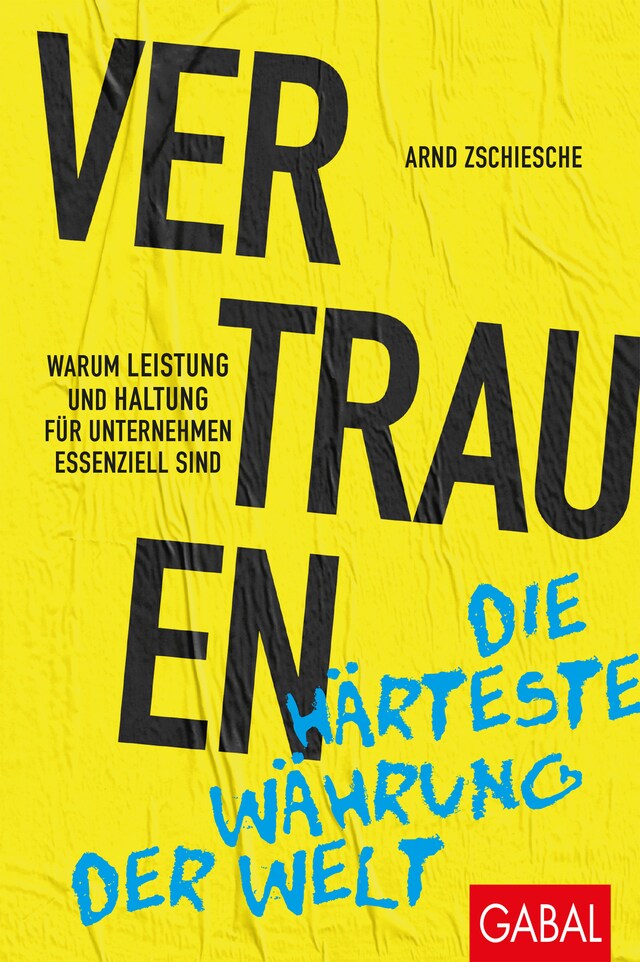 Buchcover für Vertrauen – die härteste Währung der Welt