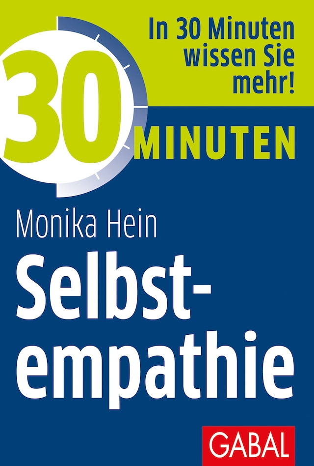 Book cover for 30 Minuten Selbstempathie