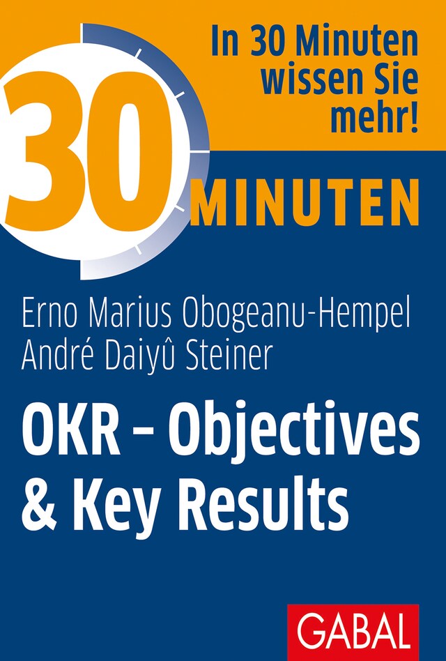 Book cover for 30 Minuten OKR - Objectives & Key Results