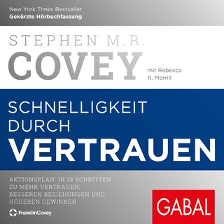 Schnelligkeit durch Vertrauen als Hörbuch