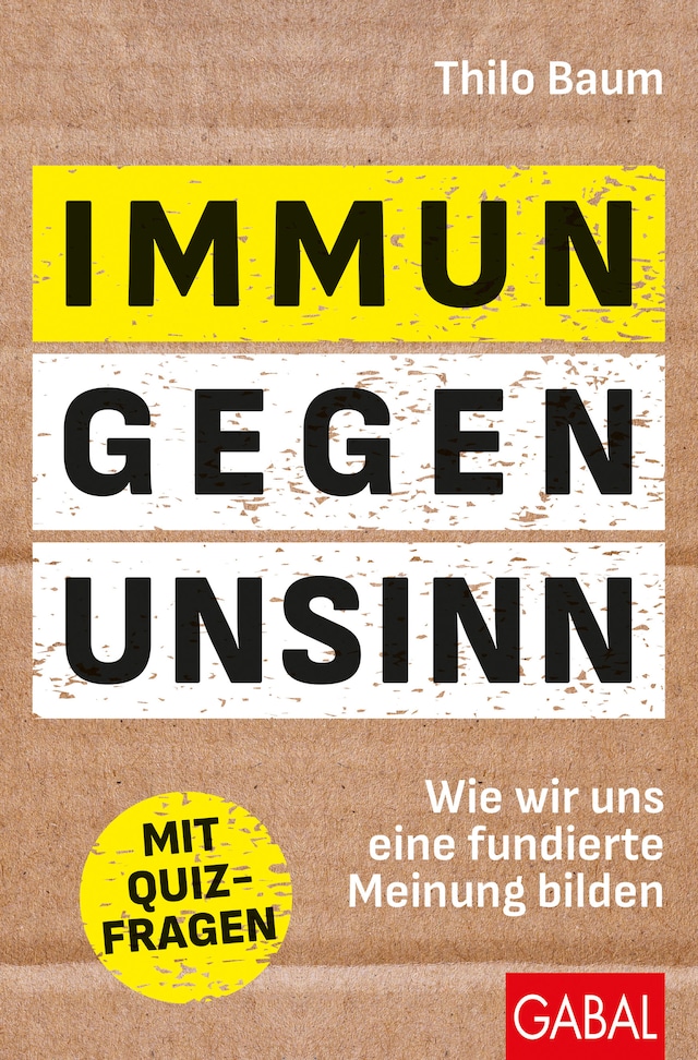 Book cover for Immun gegen Unsinn