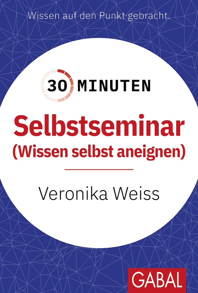 Book cover for 30 Minuten Selbstseminar