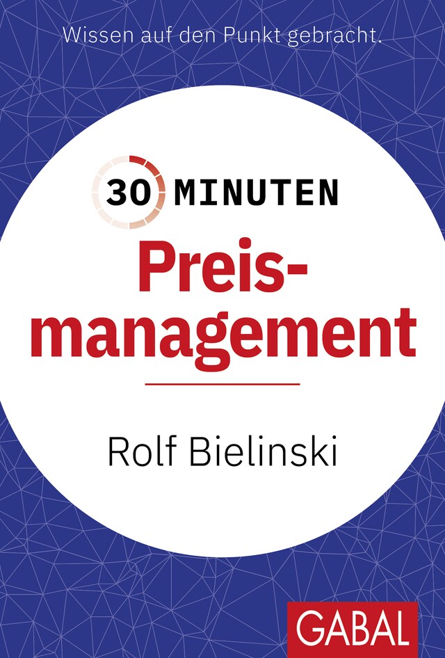 Buchcover für 30 Minuten Preismanagement