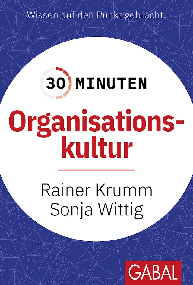 Buchcover für 30 Minuten Organisationskultur