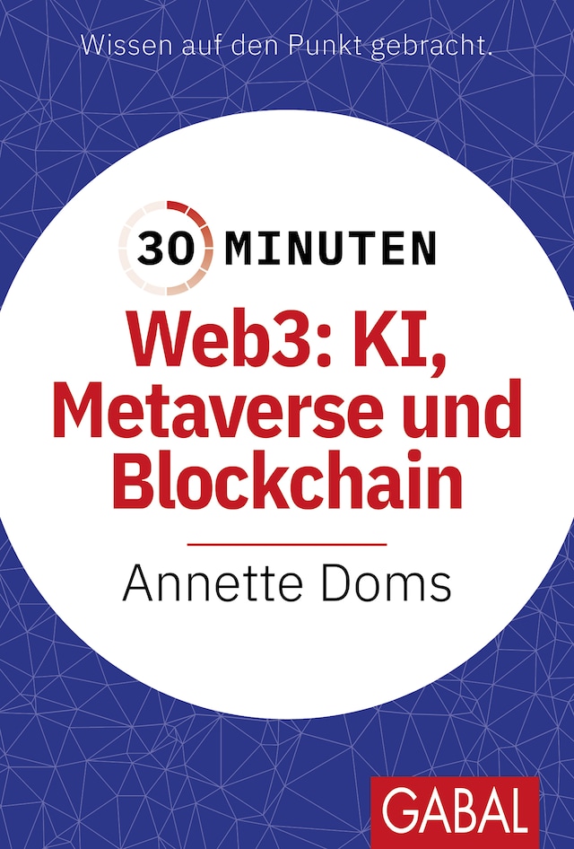 Kirjankansi teokselle 30 Minuten Web3: KI, Metaverse und Blockchain