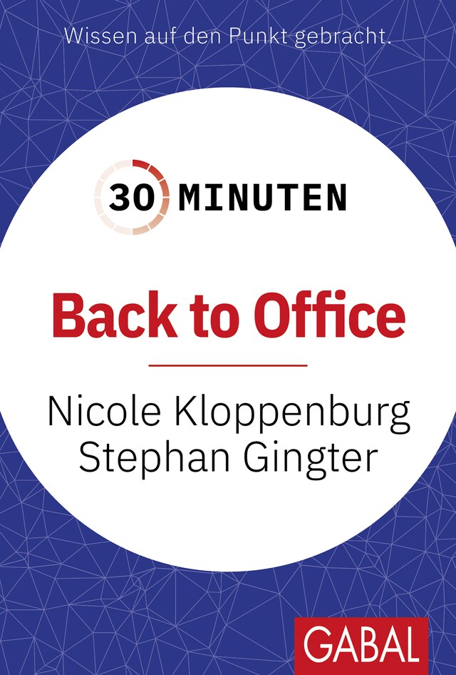 Kirjankansi teokselle 30 Minuten Back to Office