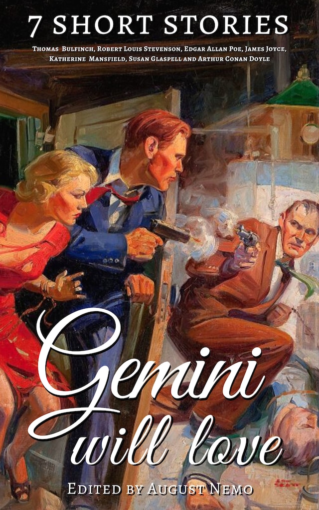 Buchcover für 7 short stories that Gemini will love