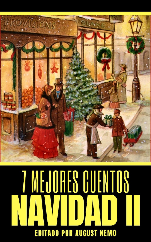 Book cover for 7 mejores cuentos - Navidad II