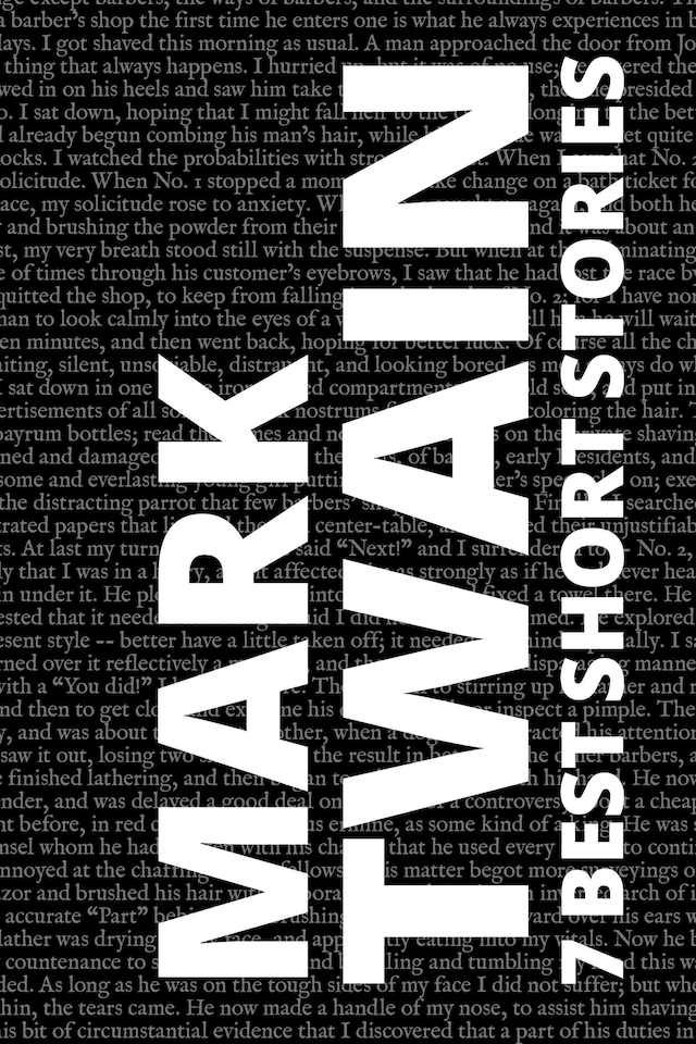 Okładka książki dla 7 best short stories by Mark Twain