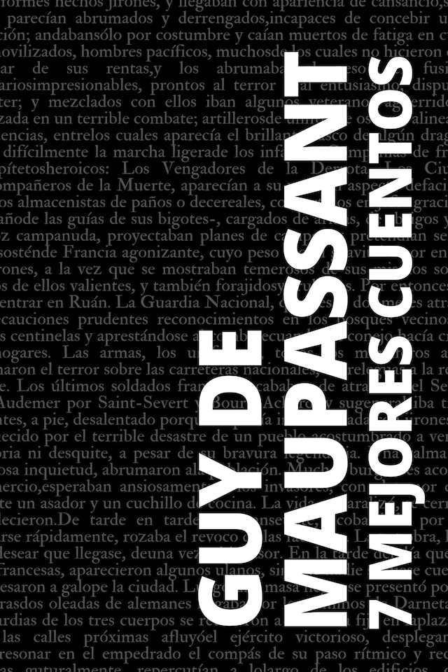 Book cover for 7 mejores cuentos de Guy de Maupassant