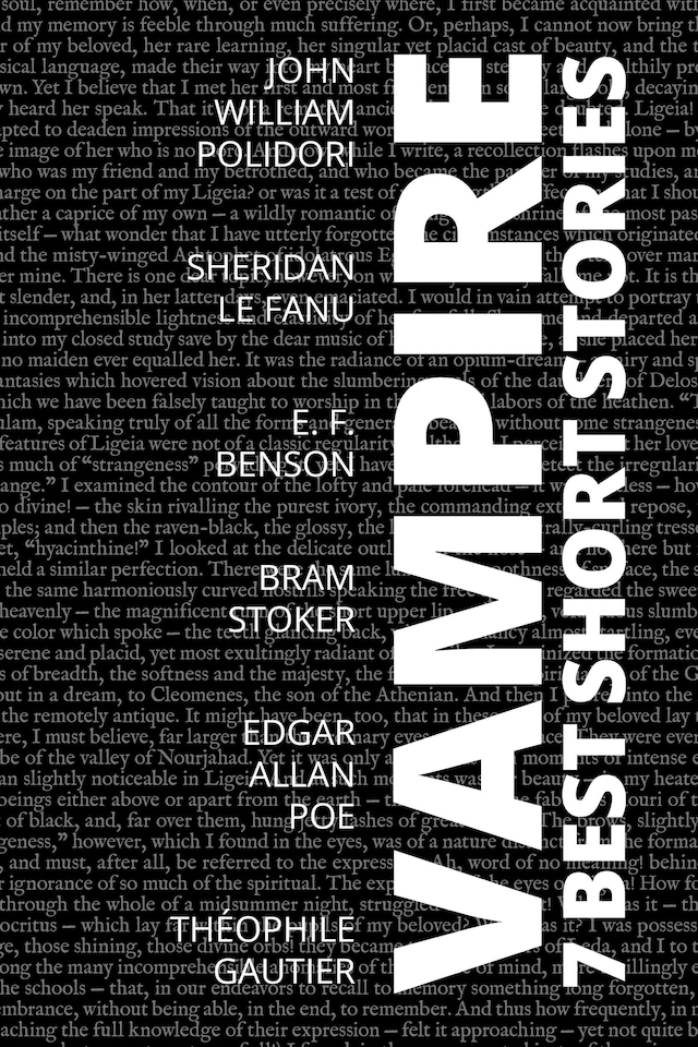 Book cover for 7 best short stories - Vampire