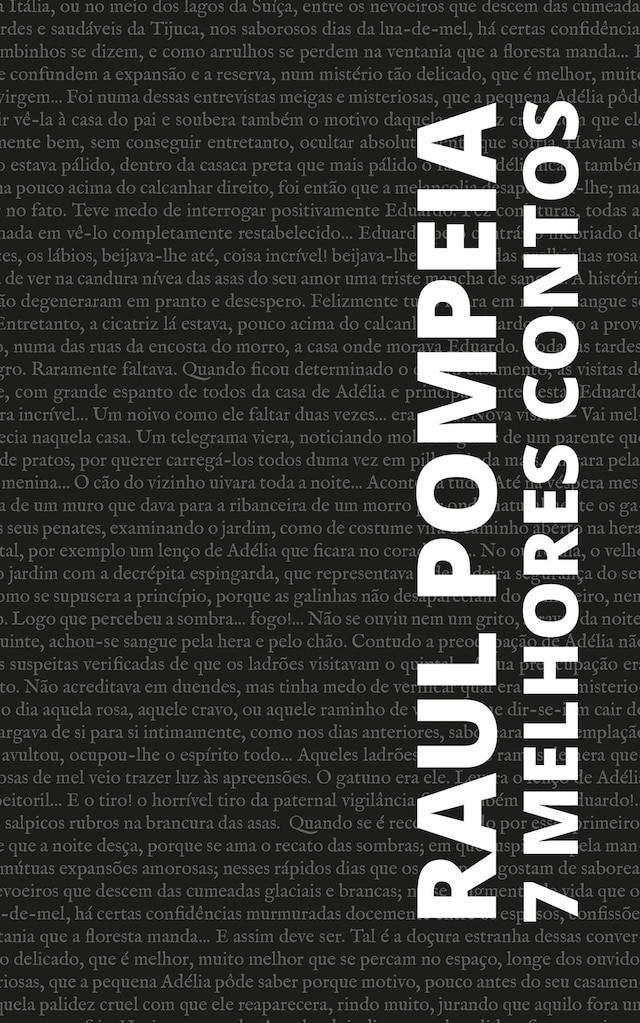 Boekomslag van 7 melhores contos de Raul Pompéia