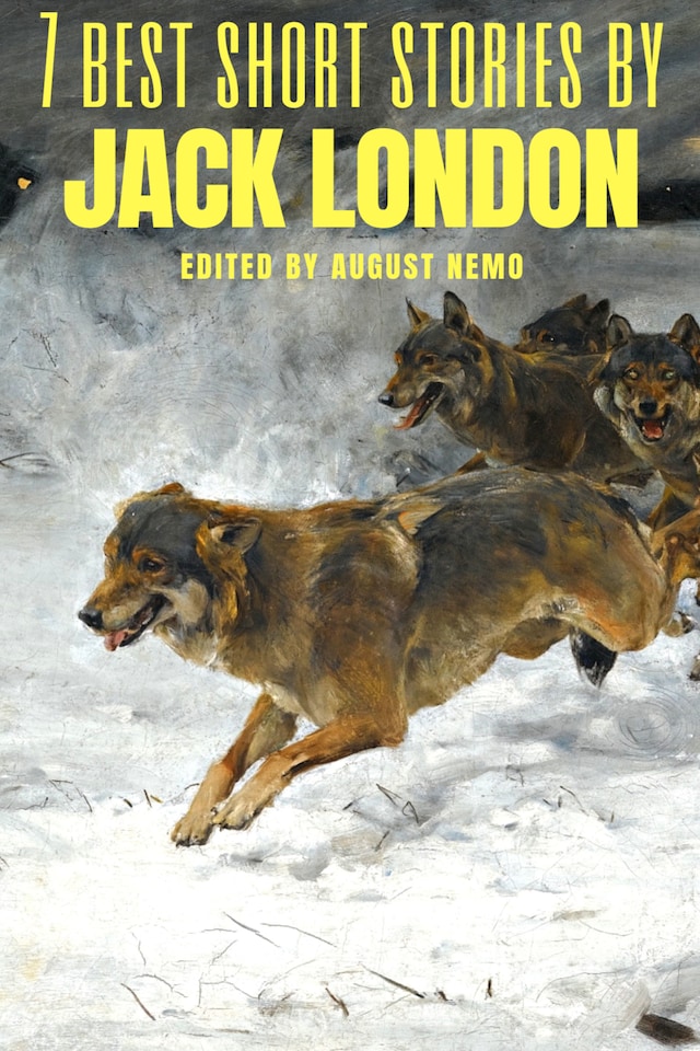 Book cover for 7 best short stories by Jack London