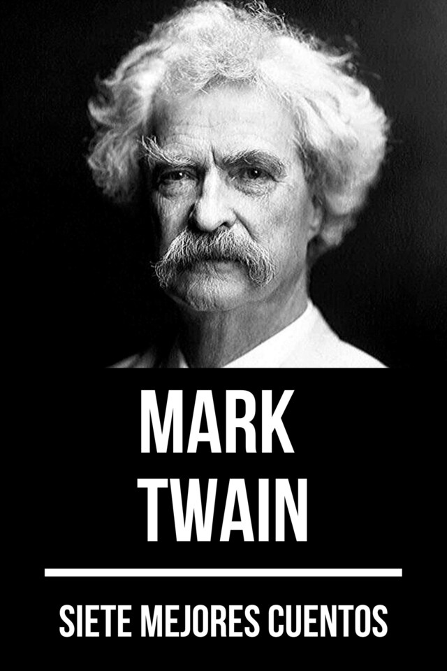 Book cover for 7 mejores cuentos de Mark Twain