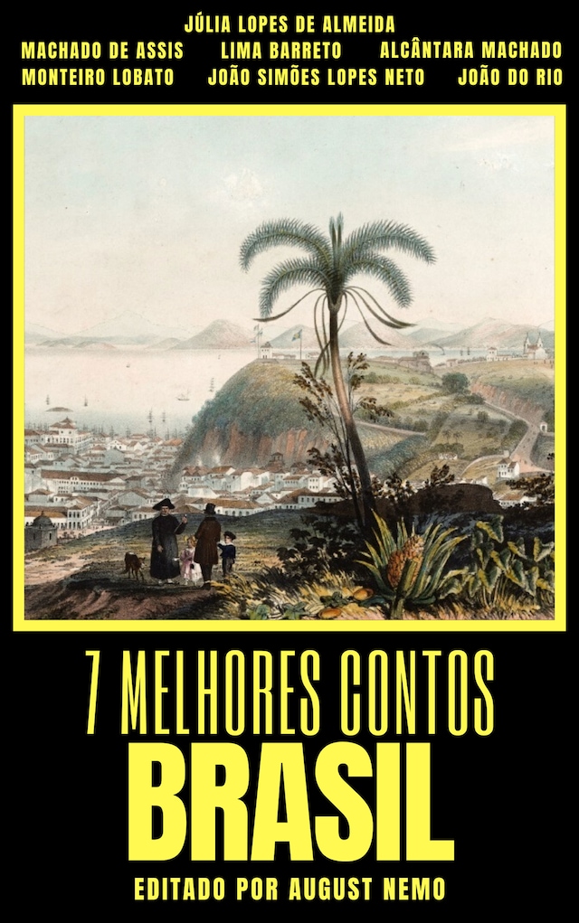 Book cover for 7 melhores contos - Brasil