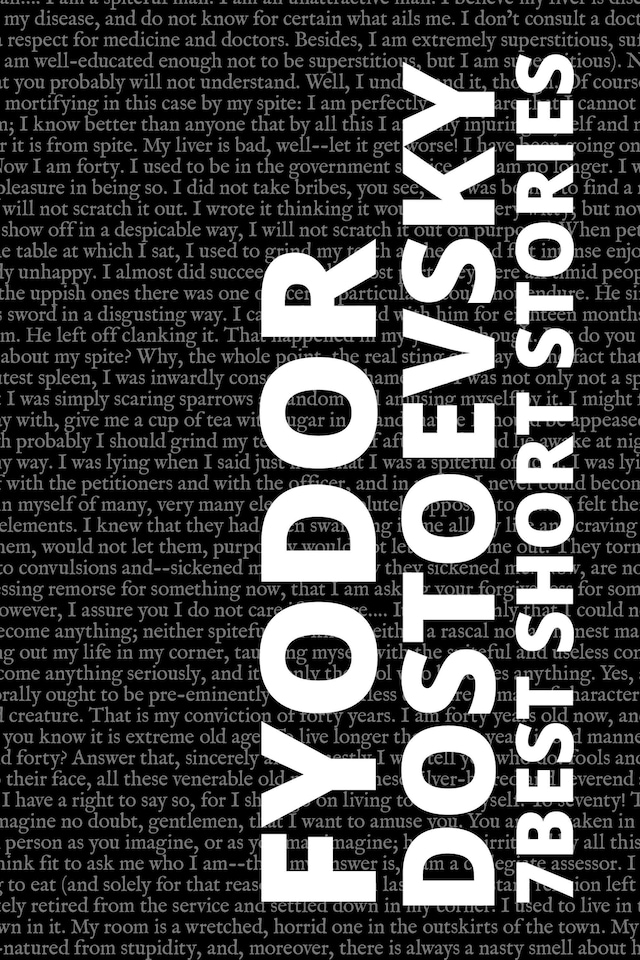 Book cover for 7 best short stories by Fyodor Dostoevsky