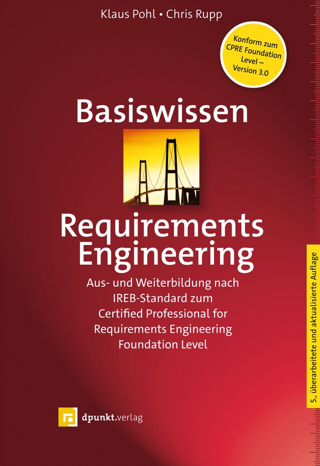 Buchcover für Basiswissen Requirements Engineering