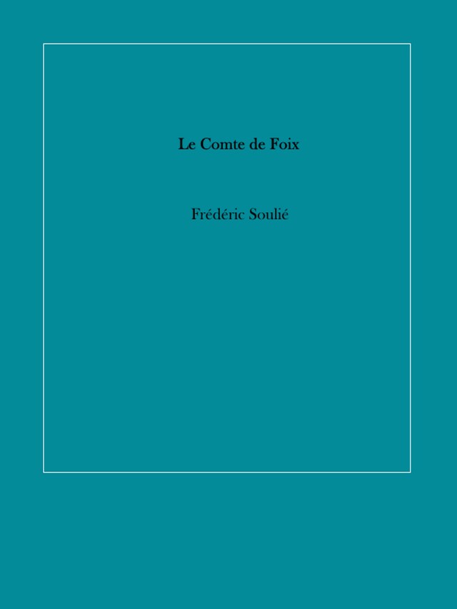 Bogomslag for Le Comte de Foix