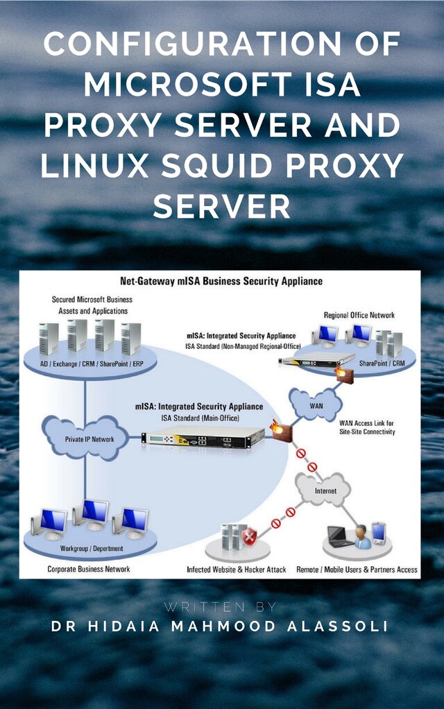 Kirjankansi teokselle Configuration of Microsoft ISA Proxy Server and Linux Squid Proxy Server