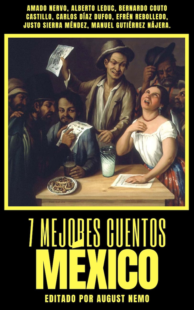 Book cover for 7 mejores cuentos - México
