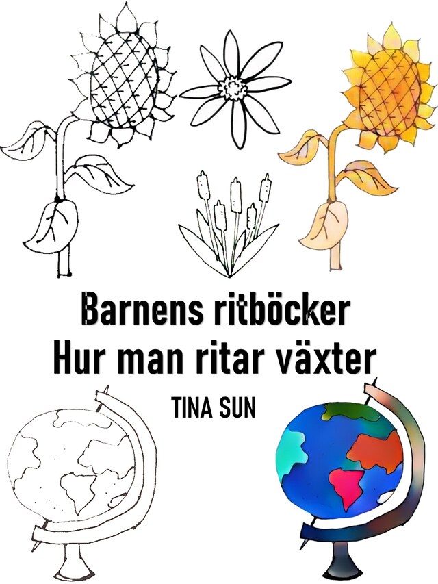 Portada de libro para Barnens ritböcker: Hur man ritar växter
