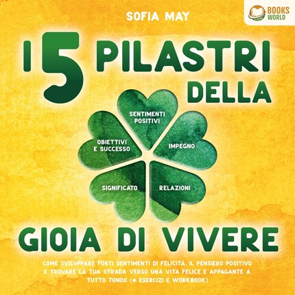 I 5 pilastri della gioia di vivere: Come sviluppare forti sentimenti di felicità, il pensiero positivo e trovare la tua strada verso una vita felice e appagante a tutto tondo (+ esercizi e workbook) bookCoverFor