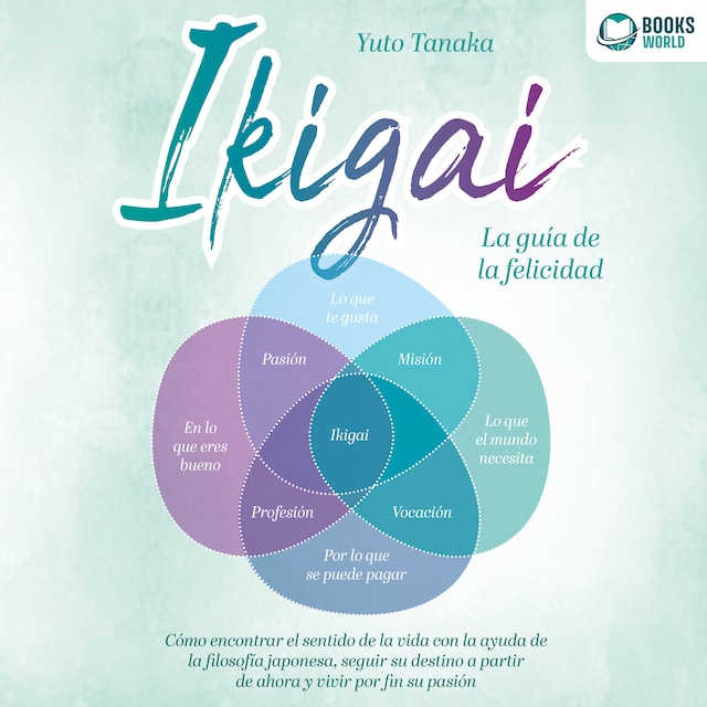 Couverture de livre pour IKIGAI - La guía de la felicidad: Cómo encontrar el sentido de la vida con la ayuda de la filosofía japonesa, seguir su destino a partir de ahora y vivir por fin su pasión