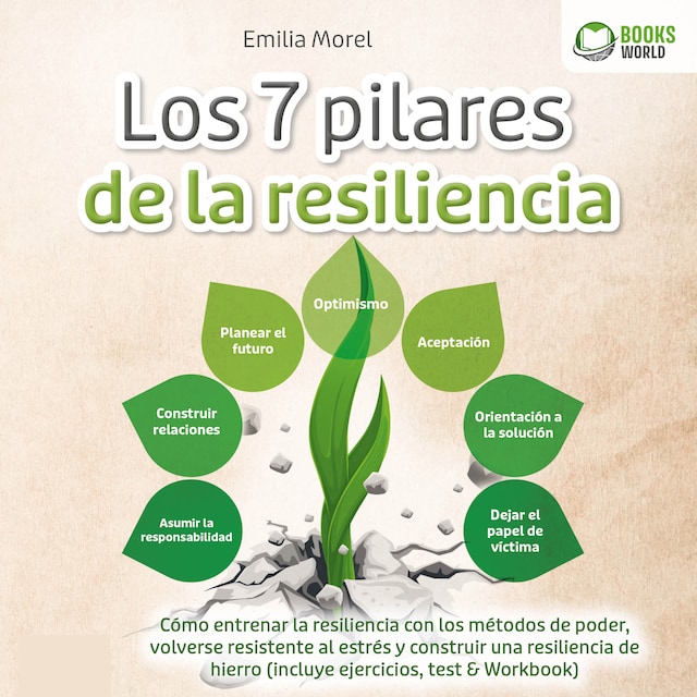 Copertina del libro per Los 7 pilares de la resiliencia: Cómo entrenar la resiliencia con los métodos de poder, volverse resistente al estrés y construir una resiliencia de hierro (incluye ejercicios, test & Workbook)