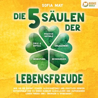 Die 5 Säulen der Lebensfreude: Wie Sie ab sofort starke Glücksgefühle und positives Denken entwickeln und zu einem rundum glücklichen und zufriedenen Leben finden (inkl. Übungen & Workbook) als Hörbuch