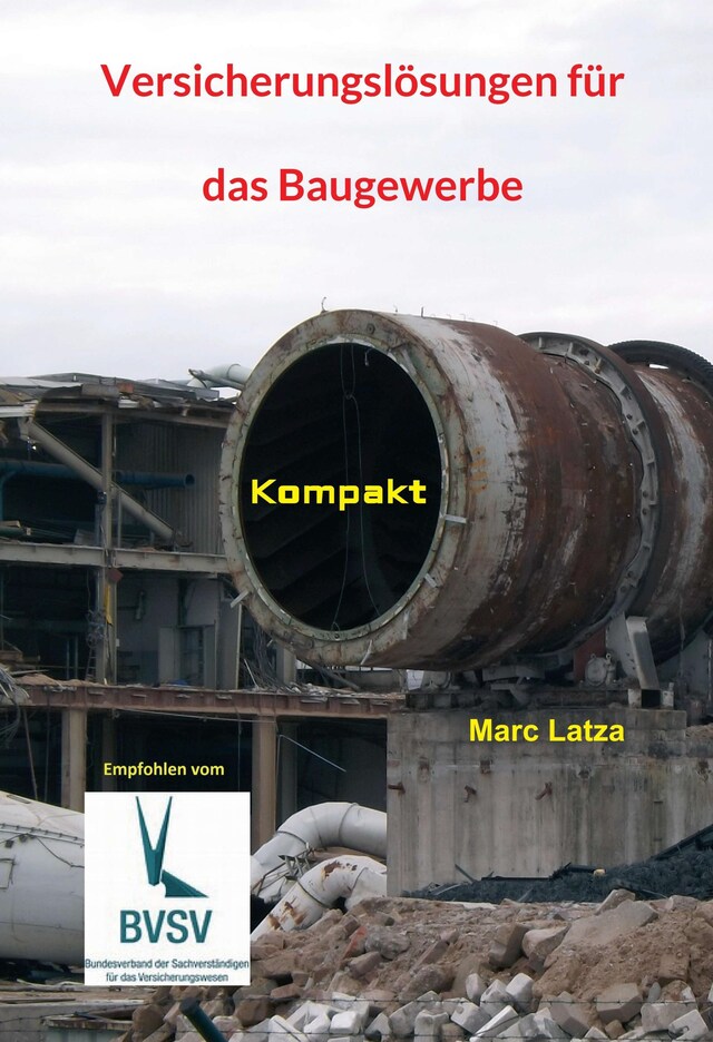 Buchcover für Versicherungslösungen für das Baugewerbe