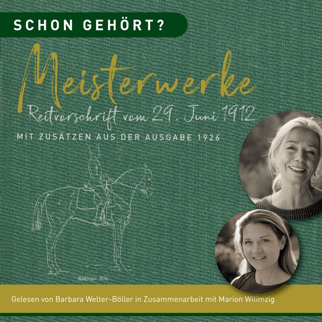 Buchcover für Schon gehört? Meisterwerke Reitvorschrift vom 29. Juni 1912