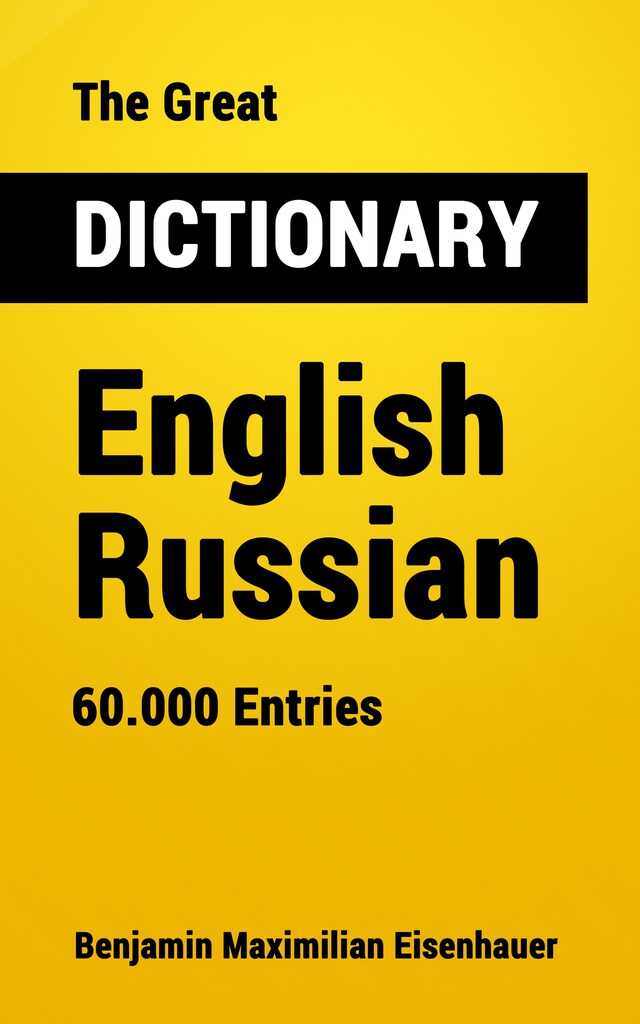 Buchcover für The Great Dictionary English - Russian