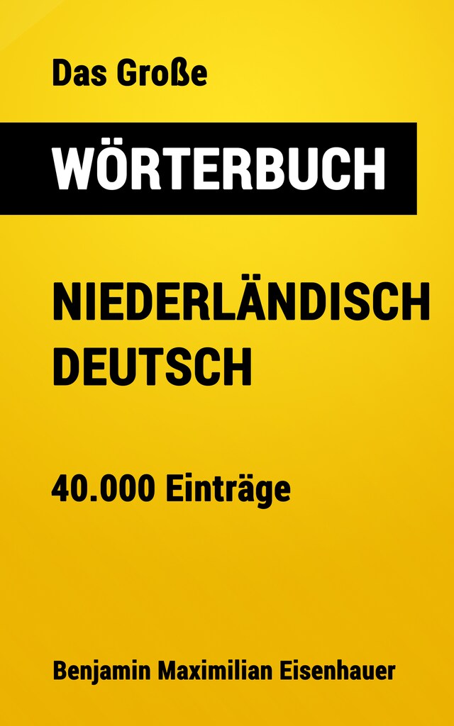 Buchcover für Das Große Wörterbuch Niederländisch - Deutsch