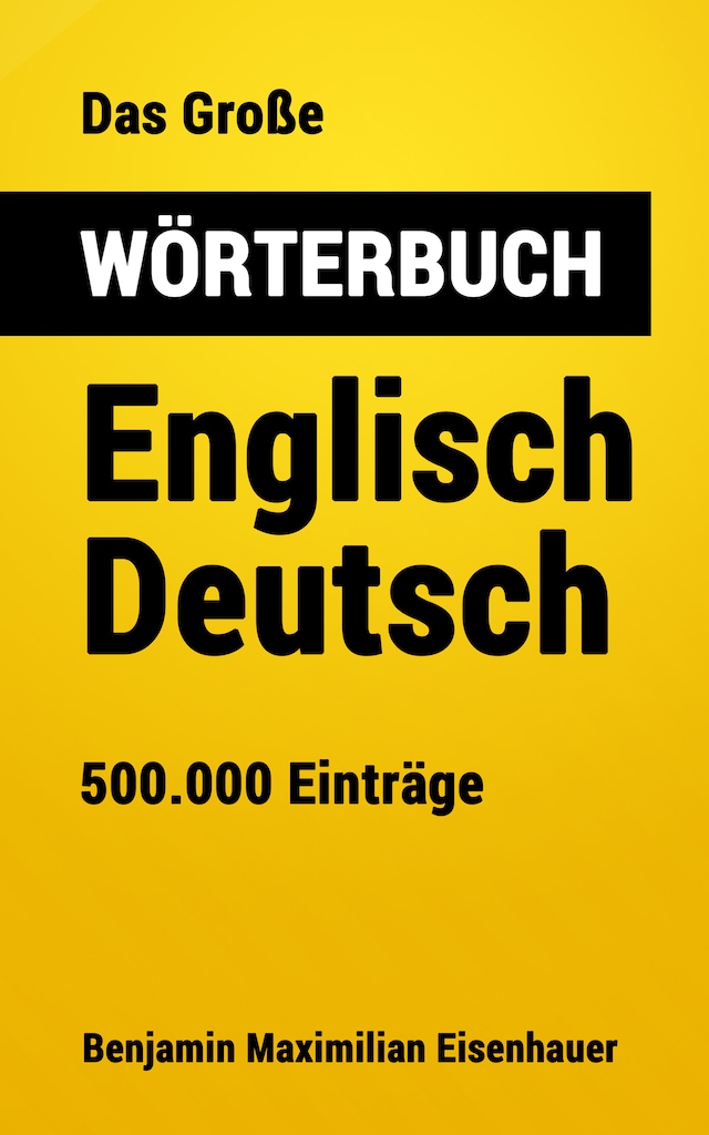 Buchcover für Das Große Wörterbuch Englisch - Deutsch