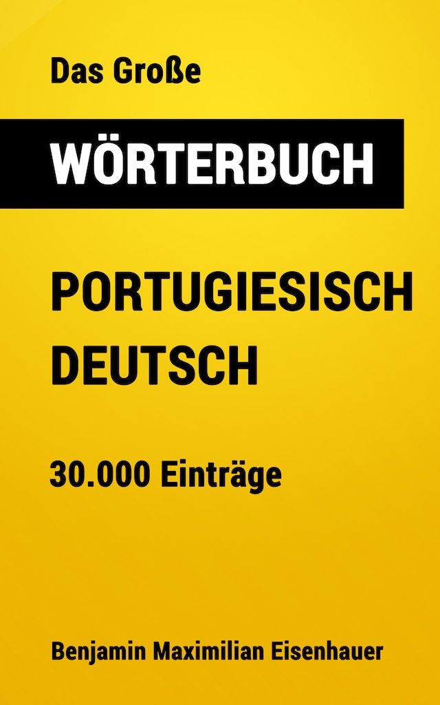 Boekomslag van Das Große Wörterbuch Portugiesisch - Deutsch