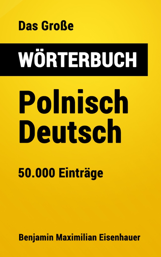 Buchcover für Das Große Wörterbuch Polnisch - Deutsch